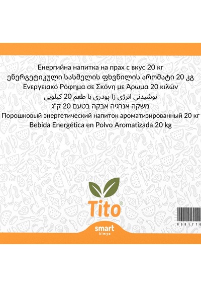 Toz Enerji İçeceği Aroması 20 Kg
