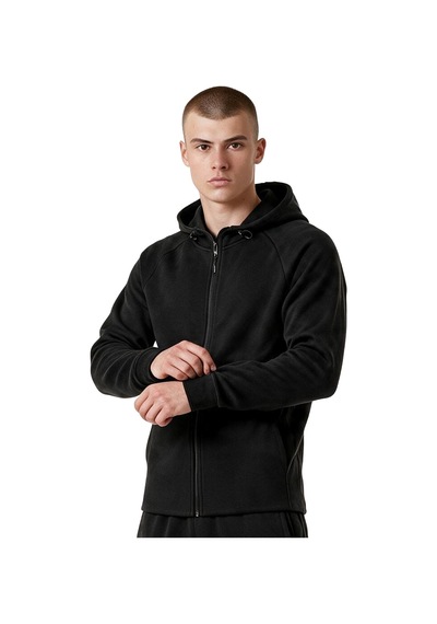 Sportive Atren Zip Erkek Siyah Günlük Stil Sweatshirt 26ke0001-syh