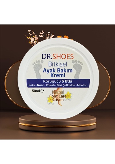 Dr.shoes Bitkisel Ayak Bakım Kremi - Ayak Koku Karşıtı Krem 50 Ml. Koruyucu 5 Etki Sku: Smg8690010424785