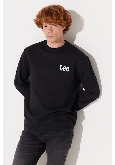 Lee Regular Fit Normal Kesim Bisiklet Yaka Siyah Erkek Içi Polarlı Sweatshirt L232518001 Siyah Lee Regular Fit Normal Kesim Bisiklet Yaka Siyah Erkek Içi Polarlı Sweatshirt L232518001 Siyah