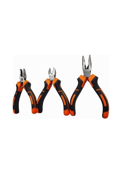 Makroyapı Mini Kargaburun Pense Yan Keski Set 3'lü Mini 13 CM