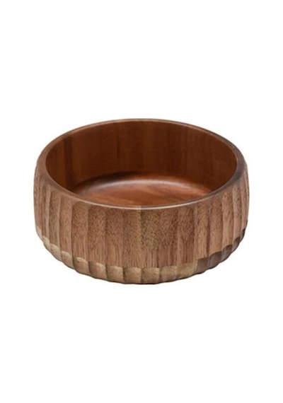 Mien Men 7b182 Akasya Ahşap Kase 15 Cm Kahverengi