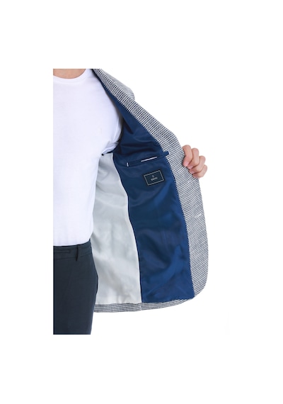 Hatemoğlu Lacivert Comfort Fit Desenli Mono Yaka Klasik Ceket 14252024c001 436 Lacivert Hatemoğlu Lacivert Comfort Fit Desenli Mono Yaka Klasik Ceket 14252024c001 436 Lacivert