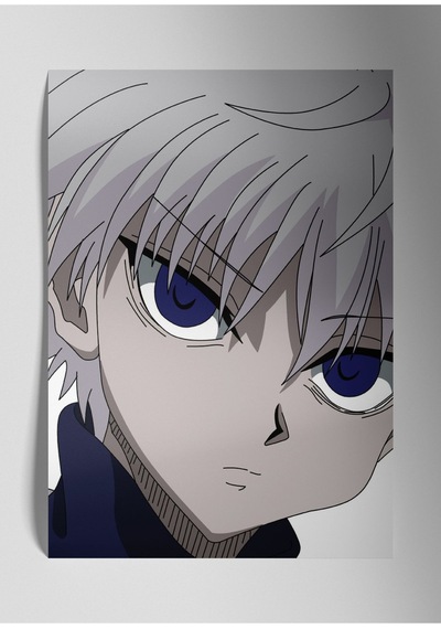 Killua Zoldyck Hunter Anime - Metal Tablo