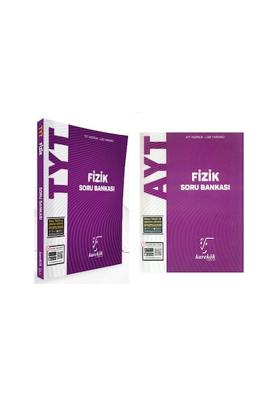 Karekök Yayınları Tyt Ve Ayt Fizik Soru Bankası Seti 2 Kitap