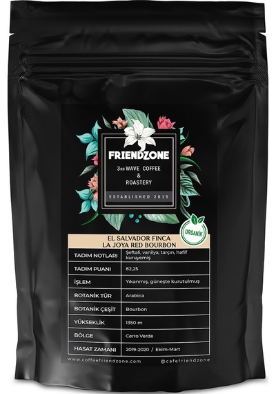 Friendzone El Salvador Finca La Joya Organik Filtre Kahve 250 G
