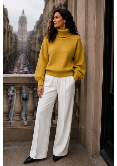 Hira Life Fashion Sfg Life Moda Kadın Balıkçı Yaka Tüylü Şardonlu Oversize Kazak Hardal Hardal Hira Life Fashion Sfg Life Moda Kadın Balıkçı Yaka Tüylü Şardonlu Oversize Kazak Hardal Hardal