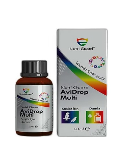 Nutri Guard Avi Drop 20 Ml Muhabbet Kuşu Ve Papağanlar İçin Genel Multivitamin Takviyesi