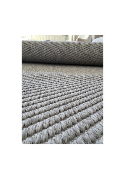 Badelya Home Lara 04 Gri Sisal İskandinav Extra Yumuşak Özel Kesim Kolay Temizlenen Salon Koridor Halısı 04-gri