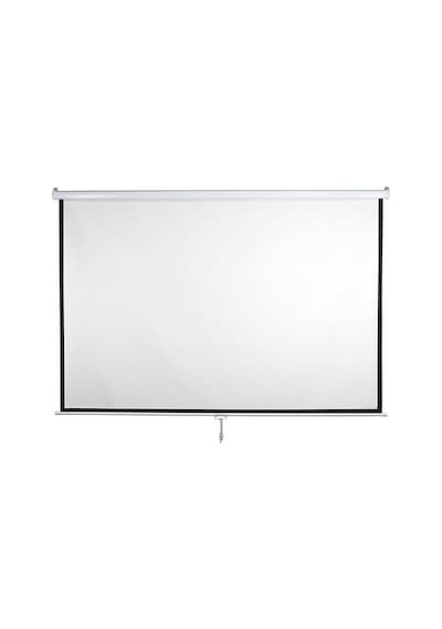 Codegen Fax-30 300x225 Cm Storlu Manuel Fiber Glass Projeksiyon Perdesi Arkası Siyah Fonlu
