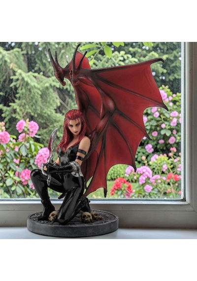 Dekoratif Savaş Meleği Biblo Wise Veronese Mitolojik Poliresin Obje 20,5 Cm .