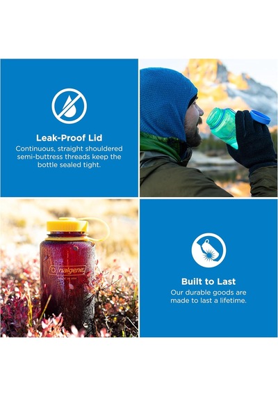 Nalgene İçecek Şişesi 'wh Sustain' - 1 L Pastel Yeşil Çok Renkli