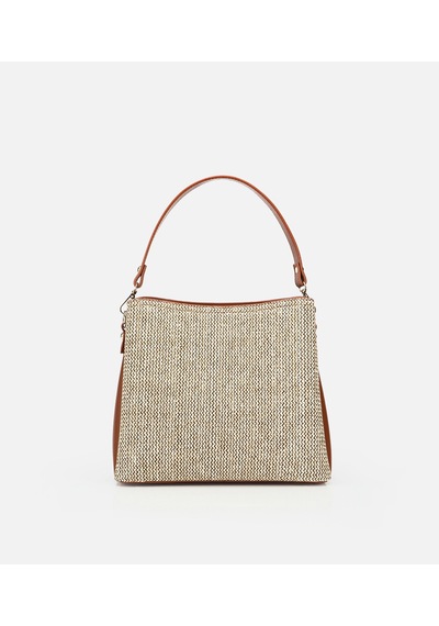 Hotiç Kadın Bej Hasır Detaylı Omuz Çantası 03cah326170a337 03cah326170a337