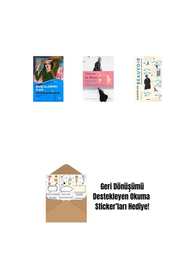 Başkalarının Kanı + Sartre A Mektuplar 1: 1930-1939 + Müphemlik Ahlakı Üzerine - Pirus Ve Sineas + Okuma Sticker'ları
