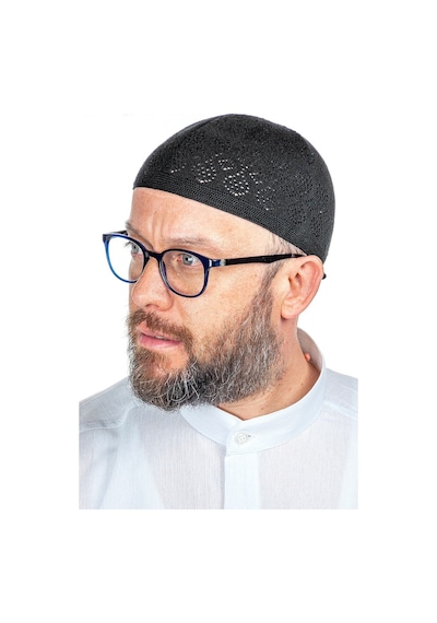 Mercan Namaz Takkesi Siyah 12 Adet