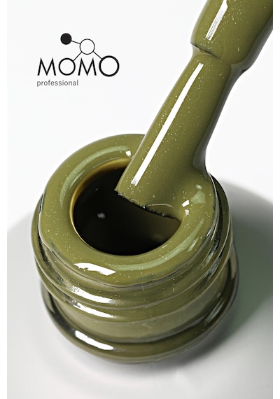 Momo Professional Kalıcı Oje S012 Simli Haki Yeşil 14 Ml
