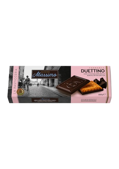 Maestro Massimo Bisküvili Çikolata 102 Gr Ve Caramel Waffle 5 Li Karma Paket