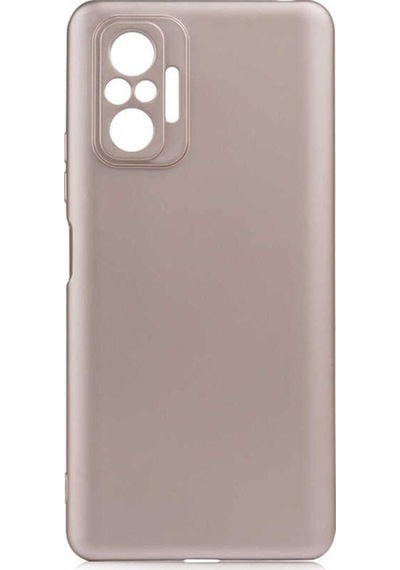 Xiaomi Redmi Note 10 Pro Kılıf Zore Premier Silikon Kapak Gold