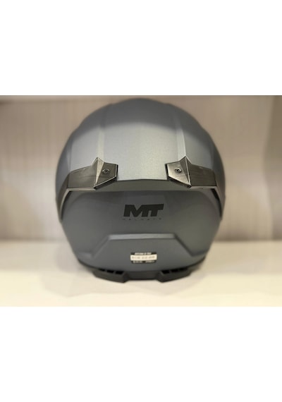 Kask Mt Atom 2 A2 Pure Mat Grey Çene Açılır Mat Gri