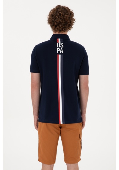 U.S. Polo Assn. Erkek Regular Fit Polo Yaka Lacivert Tişört 50299667-VR033