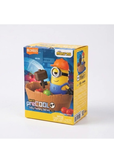 Minions Precool Jelly Factory Serisi Figür Yapım Seti - Modüler Mini Oyuncak Modeller 4.4 - 7.5 Cm