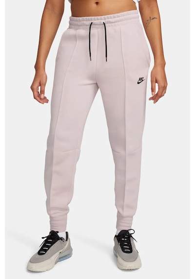 Nike Sportswear Tech Fleece Standart Fit Mid Rise Jogger Kadın Eşofman Altı Lila