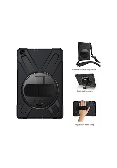 Apple Uyumlu iPad 9.7 2017 5.Nesil Kılıf A1822 A1823 Defender Zırh Case