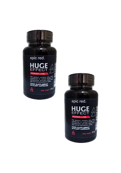 Huge Effect Erkeklere Özel Takviye 60lı X 2 Ad +kayganlaştırıcı Jelle