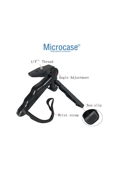Telefonlar Için Mini El Tutucu Tripod Vlog Video Fotoğraf Al2461