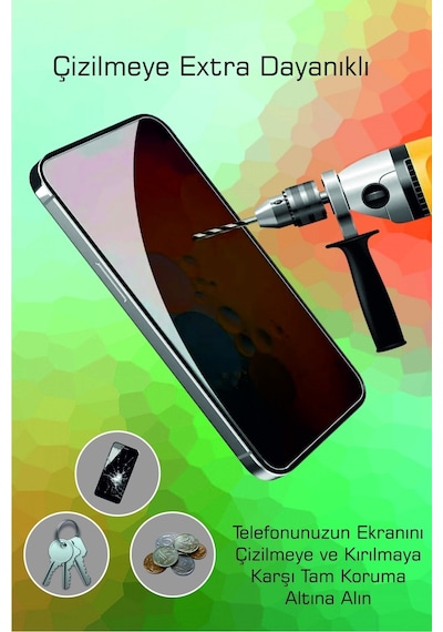 Pp Apple Uyumlu iPhone 15 Hayalet Ekran Koruyucu Ultra İnce Şeffaf, Anti Çizik & Darbeye Dayanıklı Koruma