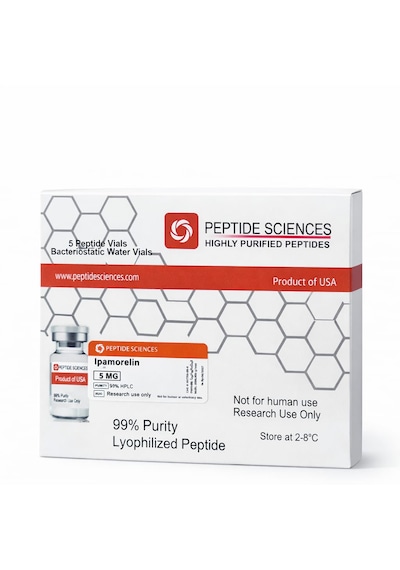 P S Ipamorelin 5 Mg + Bacteriostatic Water Vials Research Kit