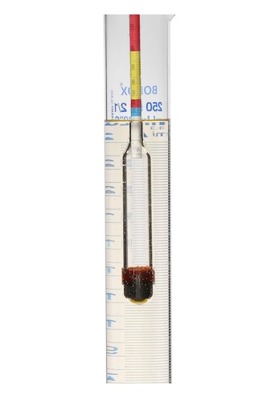 Alkol-Metre Ölçer ve 250 Ml Cam Mezür Alman Malı