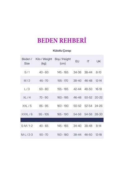 Kadın Kadın Super Ince Mat 15 Den Külotlu Çorap Ten Çok Renkli