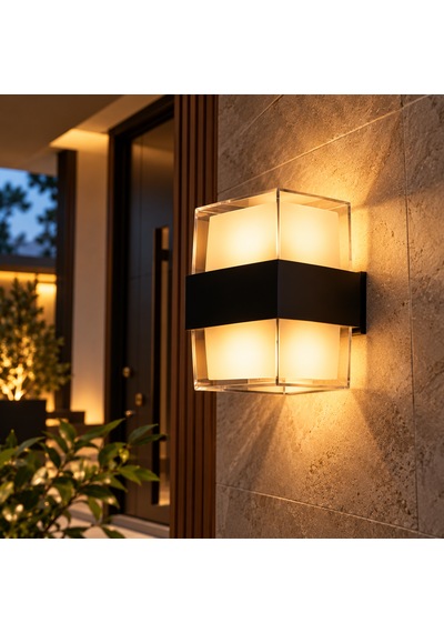 Dora Radar Sensörlü Led Duvar Apliği 3200kg.ışığı Siyah