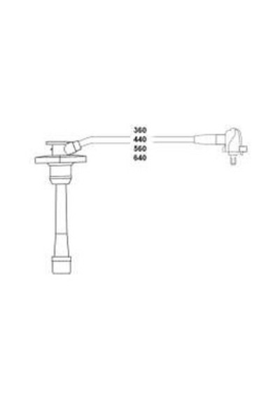 Hellux Hbk.3670 Buji Kablosu Toyota Corolla 1.6l 4a-fe Ae101 Ae111 Dohc Enjeksiyonlu 92-00 9091915510-9091922373-9091922325 1 Takım