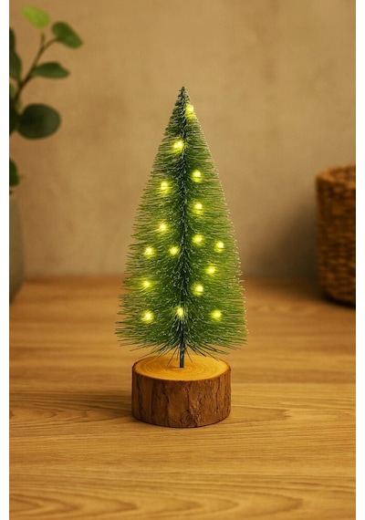 Beysüs Yılbaşı Dekor 19 Cm Işıklı Mini Masa Çamı Diğer