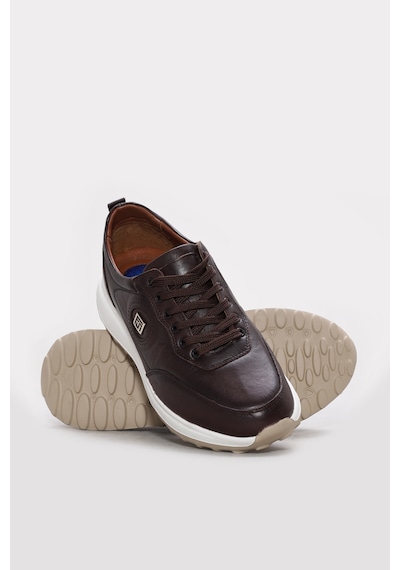 Fast Step Hakiki Deri Erkek Casual Ayakkabı 343ma2008 Kahve