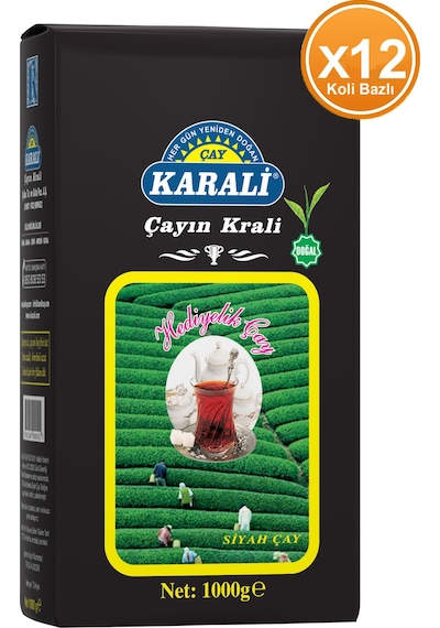 Karali Hediyelik Dökme Çay 12 x 1 KG