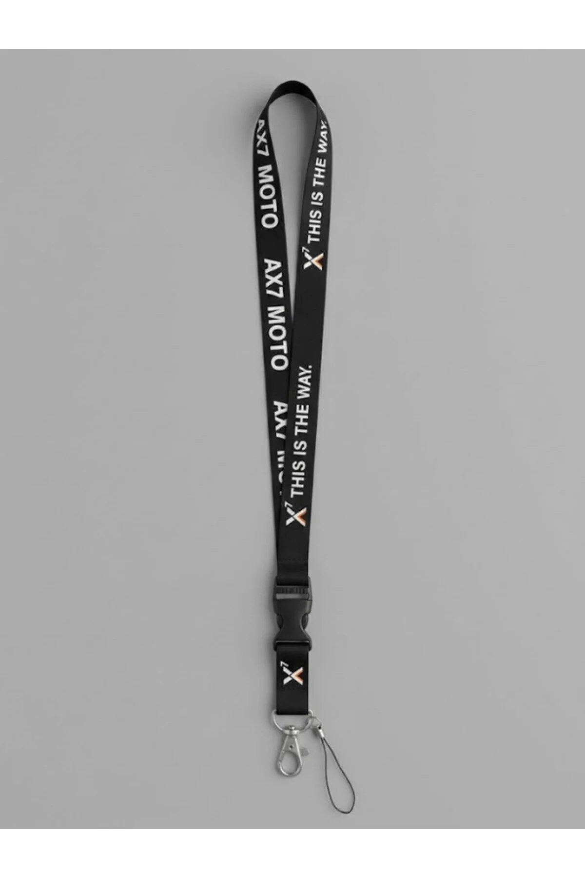 Siyah Anahtarlık Askısı-boyun Askı İpi-telefon Askı İpi Lanyard