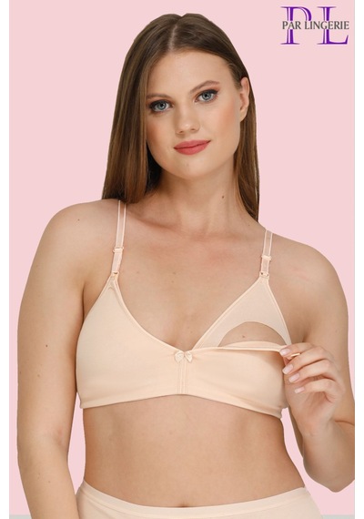 Par Lingerie Hamile Emzirme Sütyeni Kapsız Ten