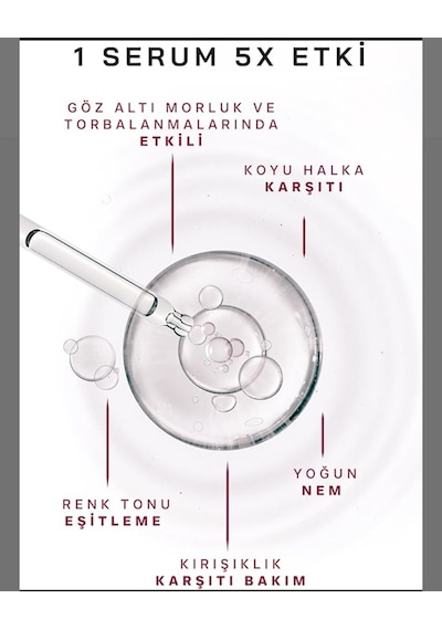 Woo Skin Expert Academy Göz Altı Torba, Halka Ve Morluk Karşıtı Serum 50 Ml