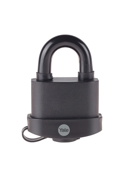 Yale Y220b/61/123/1-61mm Pvc Kaplamalı Marin Asma Kilit - Yüksek Koruma - Çift Kilitleme - Sertleştirilmiş Çelik H