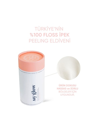 Banyo Hamam Kesesi Lastikli Peeling Eldiveni %100 Floş Ipek Tüm C