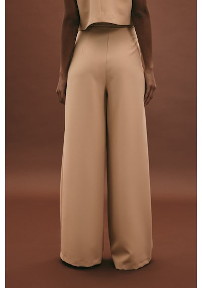 Sateen Lucy Pantolon - Bej-136954 Bej