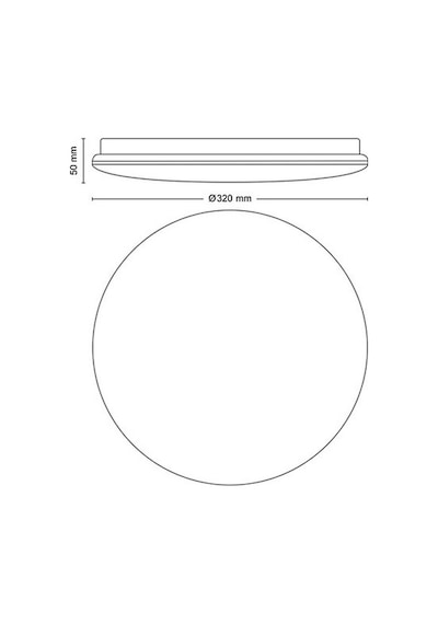 Philips CL200 Moire LED Plafonyer 17 Watt 1700 Lumen 2700K Sarı Işık