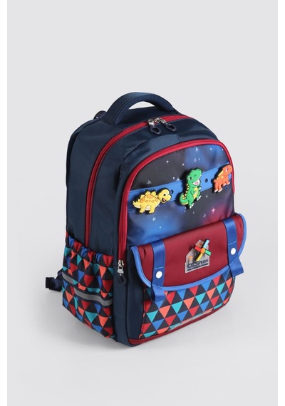 Ççs Kids Premium Okul Çanta Seti 3'lü İlkokul Ortaokul Sırt Çantası Termal Beslenme Çantası Kalemlik Lacivert 51980