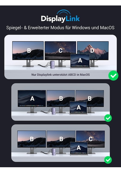 Macos Ve Windows İçin Ugreen Usb C Bağlantı İstasyonu Üçlü Ekran, 2hdmı Dp 4k 60hz, 10gbps Usb Veri Bağlantı Noktaları, Pd 100w, Ethernet, Ses, Sd/tf, Apple Uyumlu Macbook, Surface, Lenovo, Dell, Hp Vb. İçin 12 In 1 Dock. Macos Ve Windows İçin Ugreen Usb C Bağlantı İstasyonu Üçlü Ekran, 2hdmı Dp 4k 60hz, 10gbps Usb Veri Bağlantı Noktaları, Pd 100w, Ethernet, Ses, Sd/tf, Apple Uyumlu Macbook, Surface, Lenovo, Dell, Hp Vb. İçin 12 In 1 Dock.