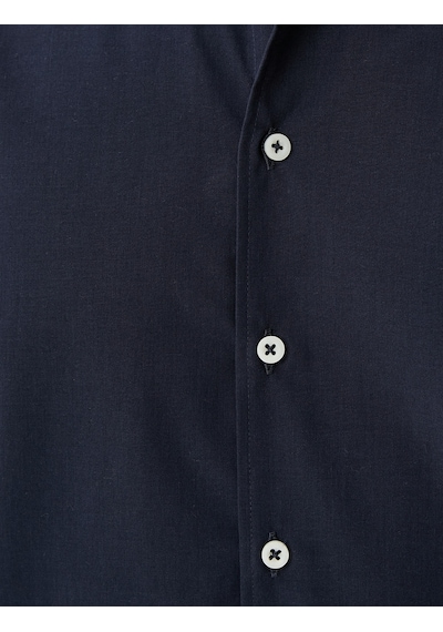 Koton Klasik Gömlek Slim Fit Uzun Kollu Düğmeli Lacivert 4wam60217hw Lacivert