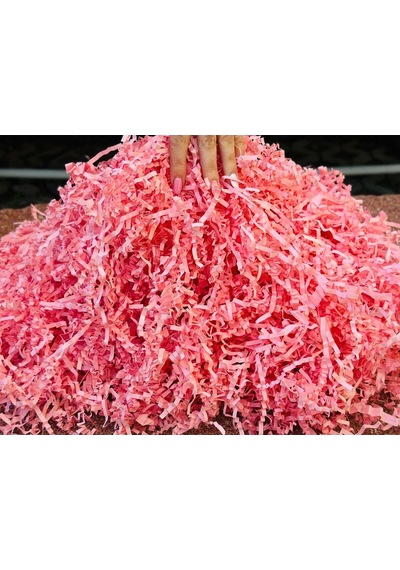Pembe Z Zigzag Kırpık Kağıt 50 Gr Hediye Kutu İçi Dolgu & Süsleme