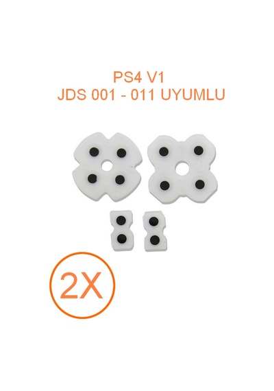 Ps4 V1 Jds 001 011 Kollar İle Uyumlu İç Lastik Takımı 2 Adet